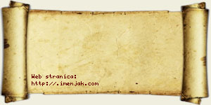 Isidora Mokrić vizit kartica